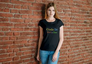 Code is not a line